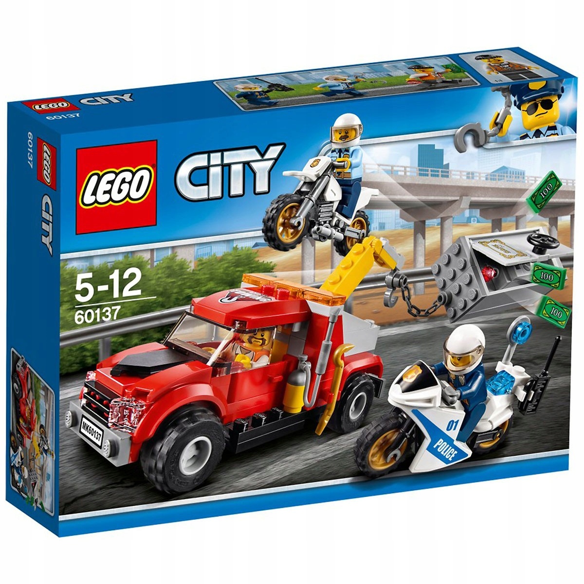 

Lego City 60137 Eskorta Policyjna Holownik Sejf 14
