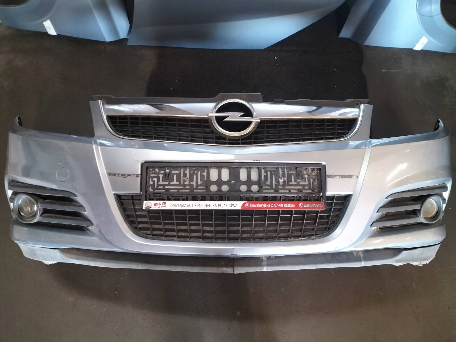 complete front bonnet bumper light OPEL VECTRA C LIFT Z163 ID: 220883
