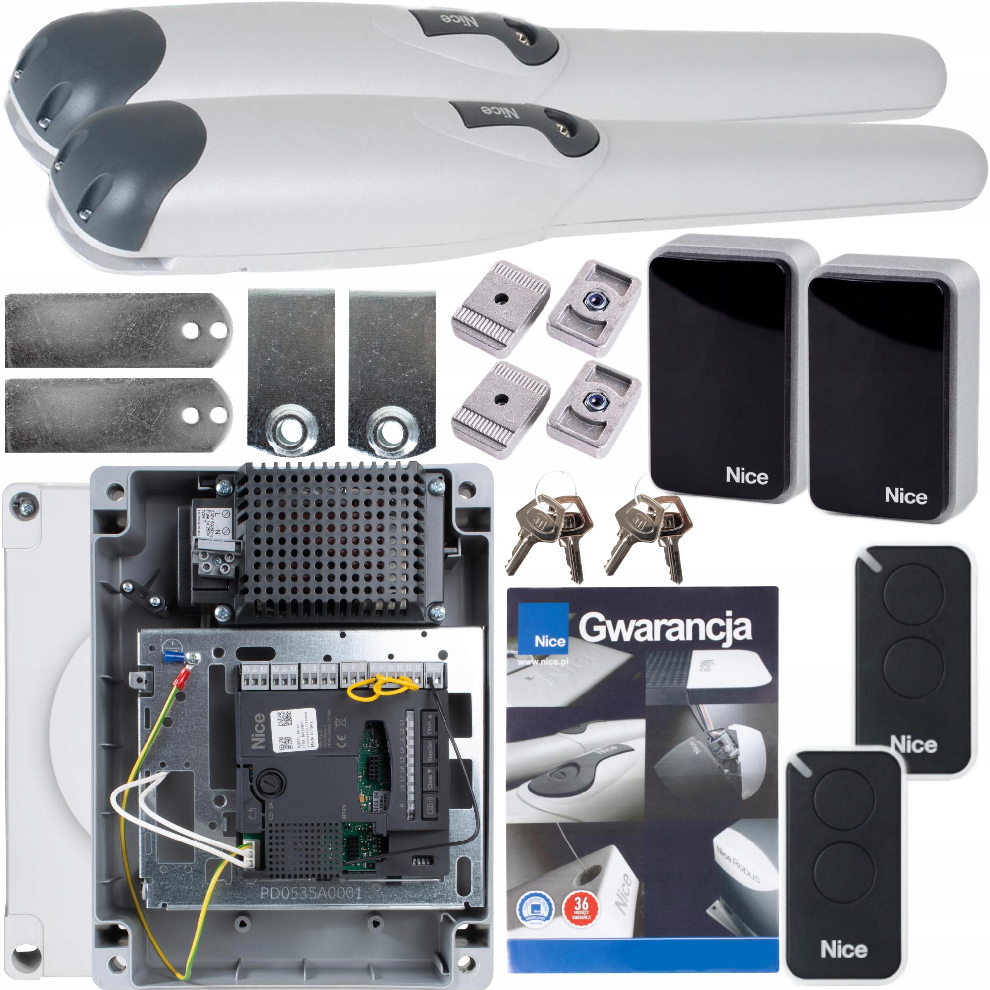 Sada pro automatizaci brány Nice Wingo 2024 komplet