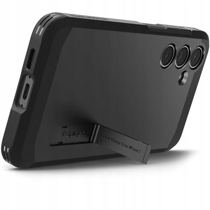 Pouzdro Spigen pro Galaxy S24 Fe, hybridní zadní kryt se stojánkem, pevné