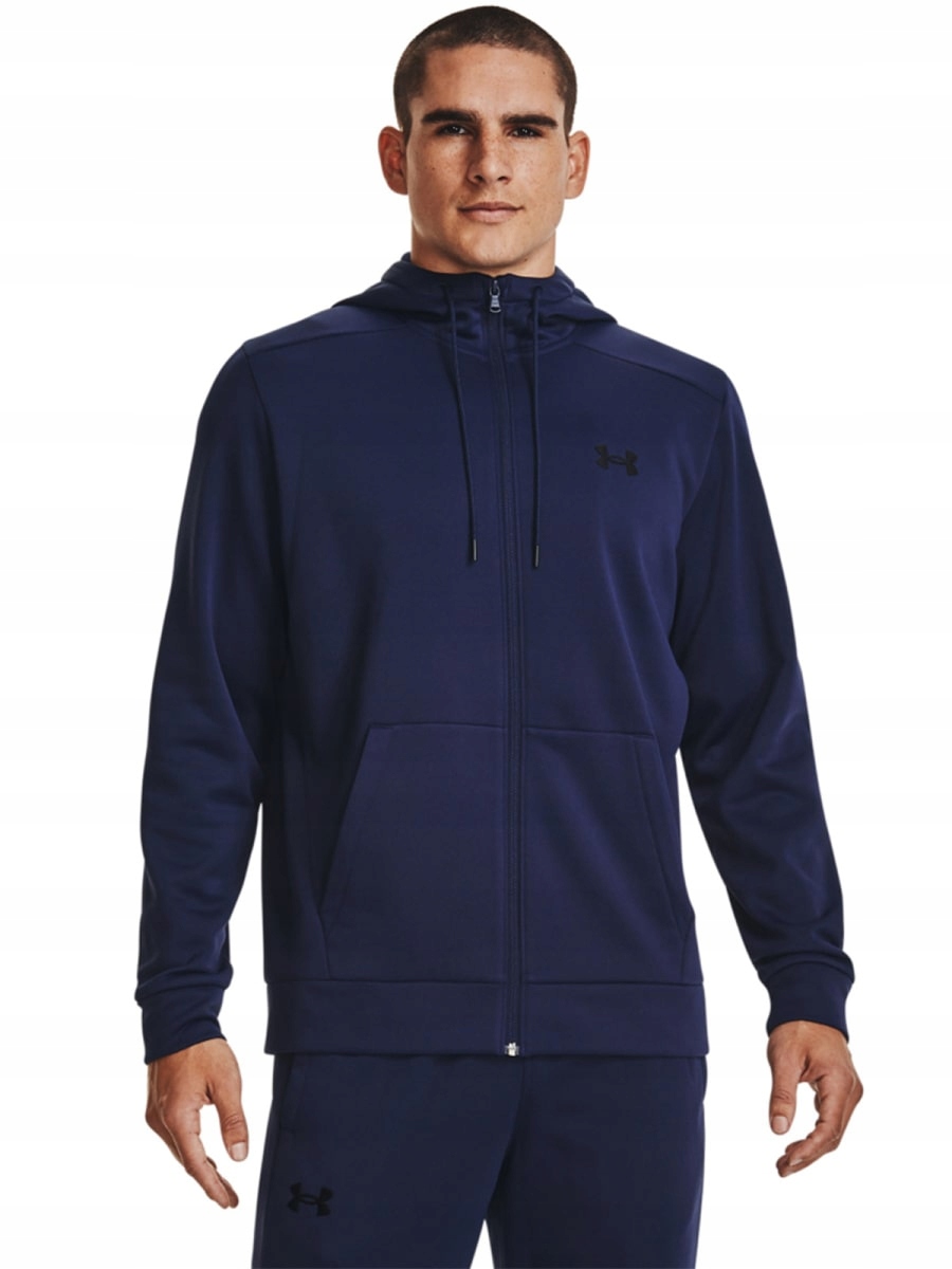 Bluza Under Armour Męska Sportowa Rozpinana Zamek Kaptur Ciepła Treningowa