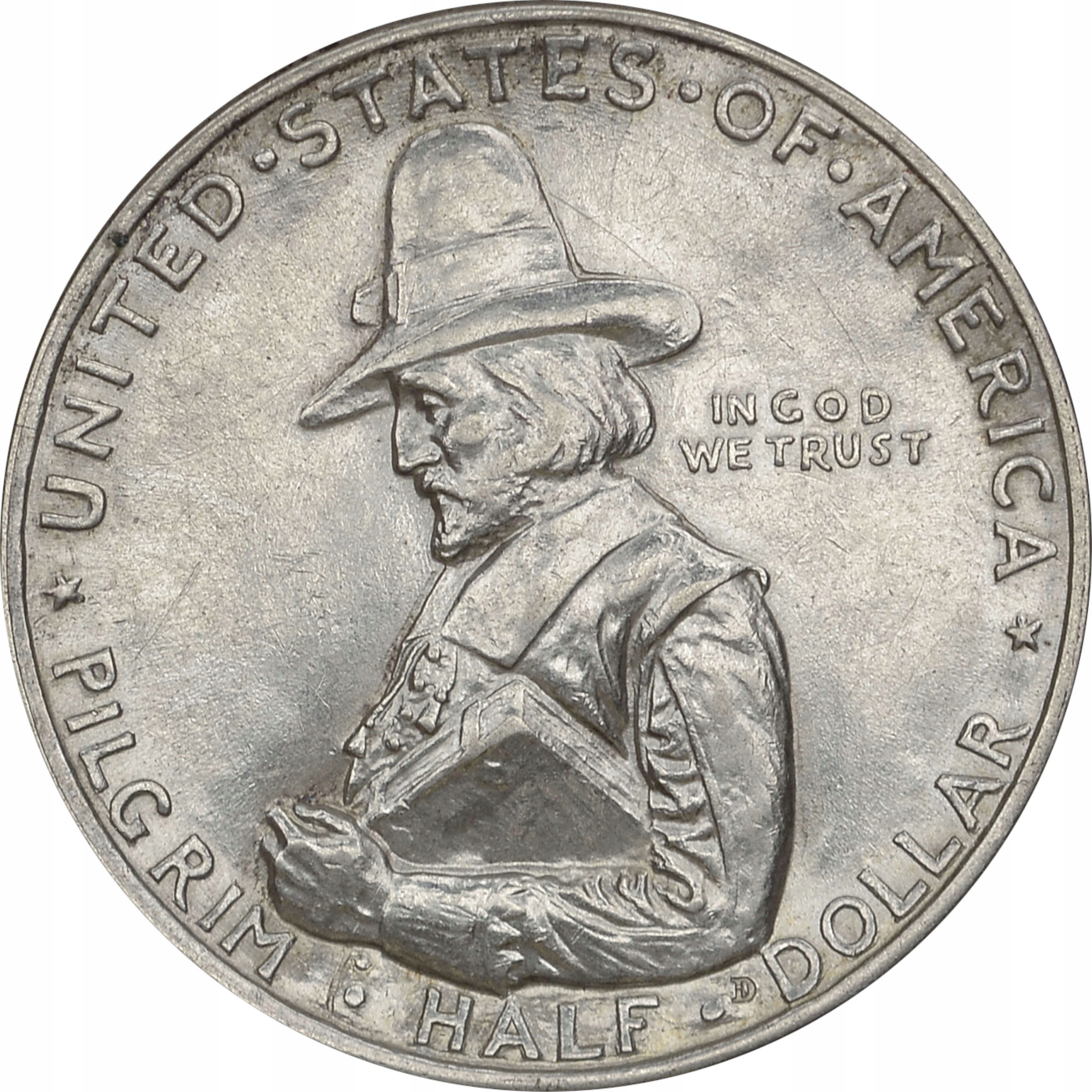 15.iu.USA, 1/2 DOLARA 1920 D PIELGRZYM