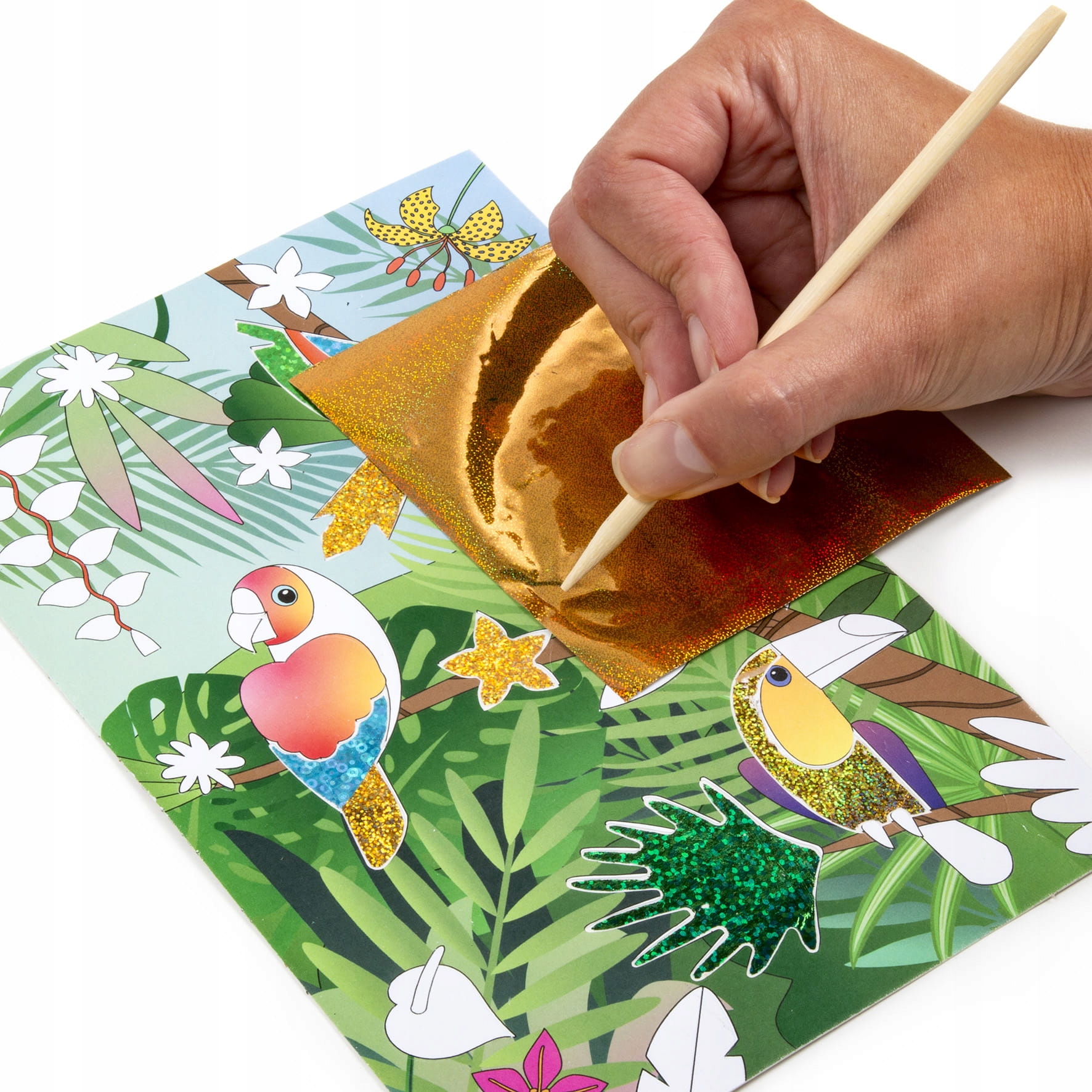 KIDEA ZESTAW KREATYWNY WYKLEJANKA METALICZNA Kod producenta ZKWMBKA