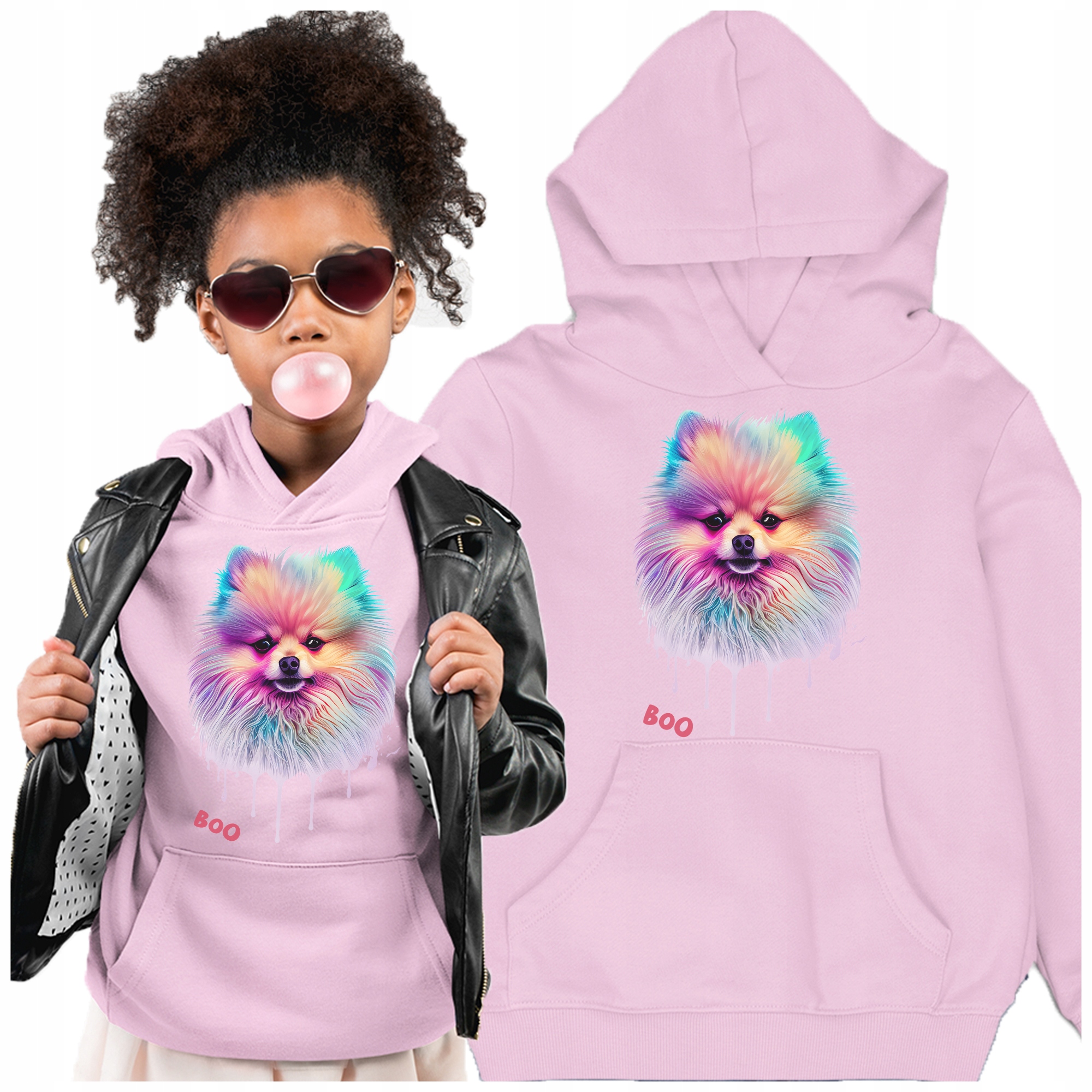 

Bluza Dziecieca Pies Pomeranian 3D