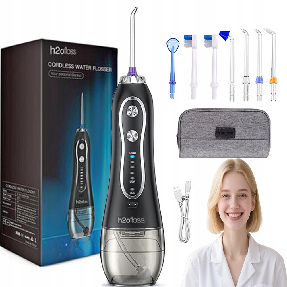 Irygator Do Zębów Bezprzewodowy Dla Dzieci Wrażliwymi Dziąsłami Bezpieczny