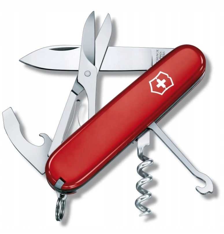 Scyzoryk VICTORINOX Compact Celidor 1.3405 Czerwon Materiał rękojeści ABS