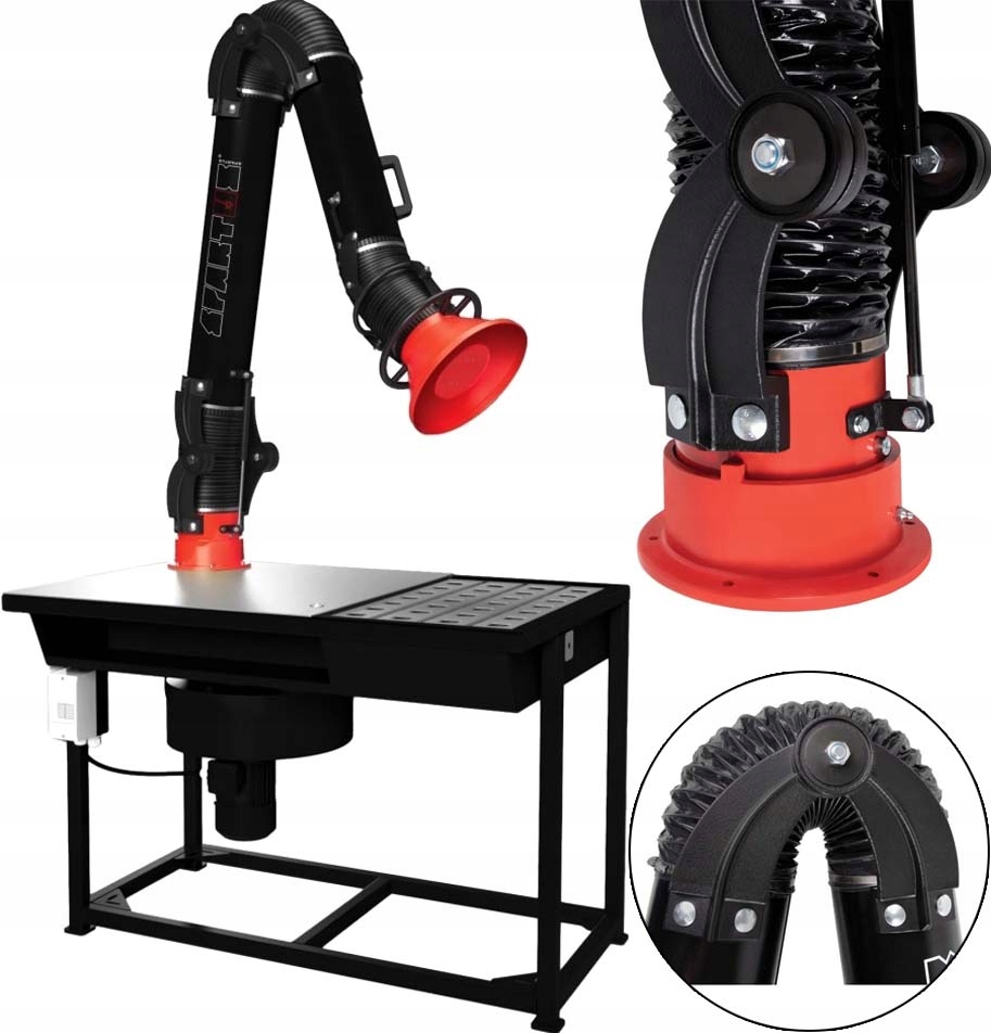 STÓŁ SPAWALNICZY Z ODCIĄGIEM SPARTUS 1000 m³/h 400V SP034-00-010