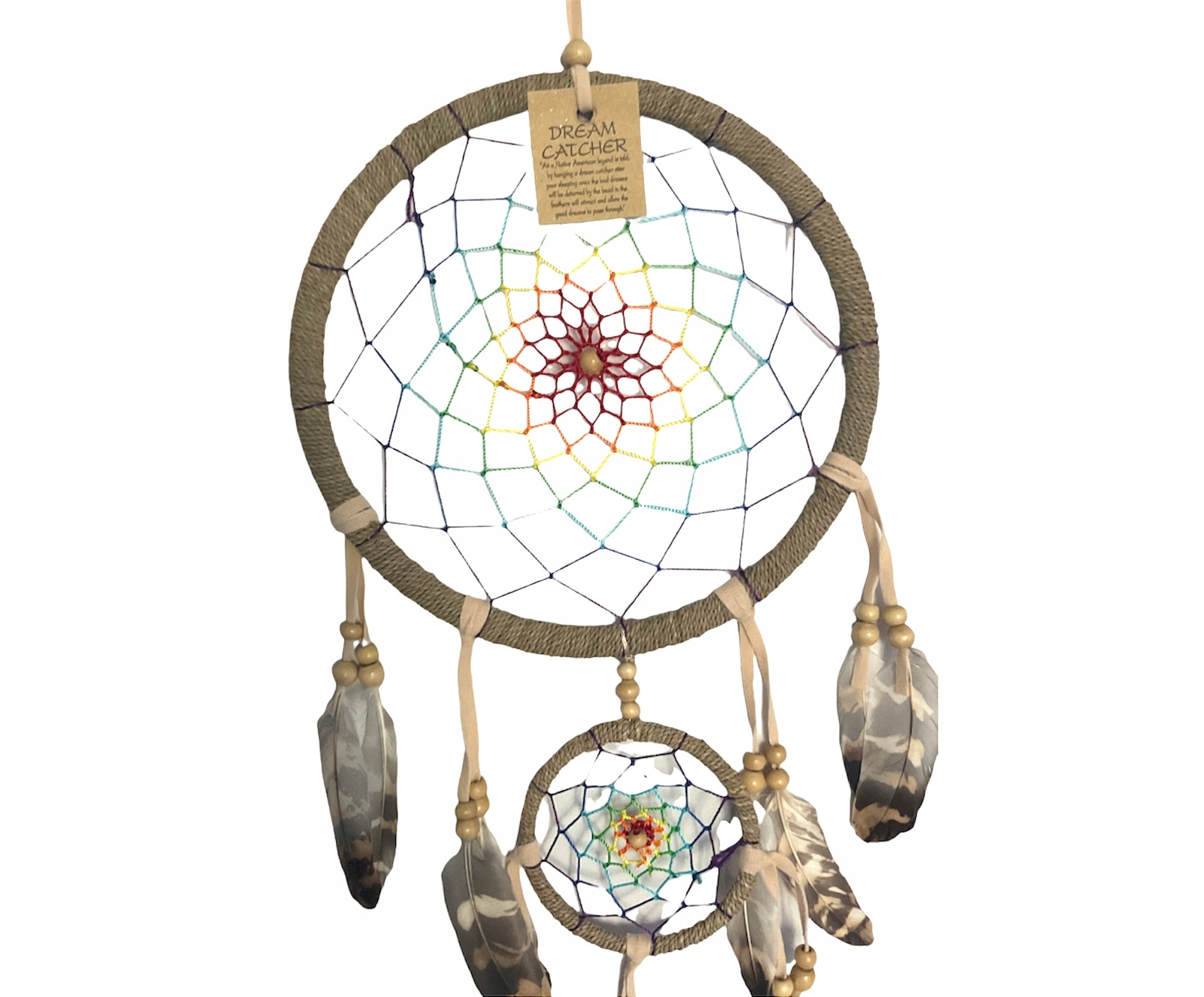 

Łapacz snów Dreamcatcher 56cm Orle Pióra