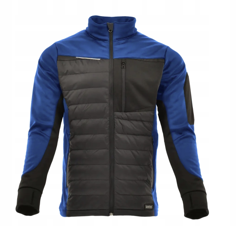 Bluza Hybrydowa, Robocza Rozpinana Comfort Plus Sara niebieska r. L