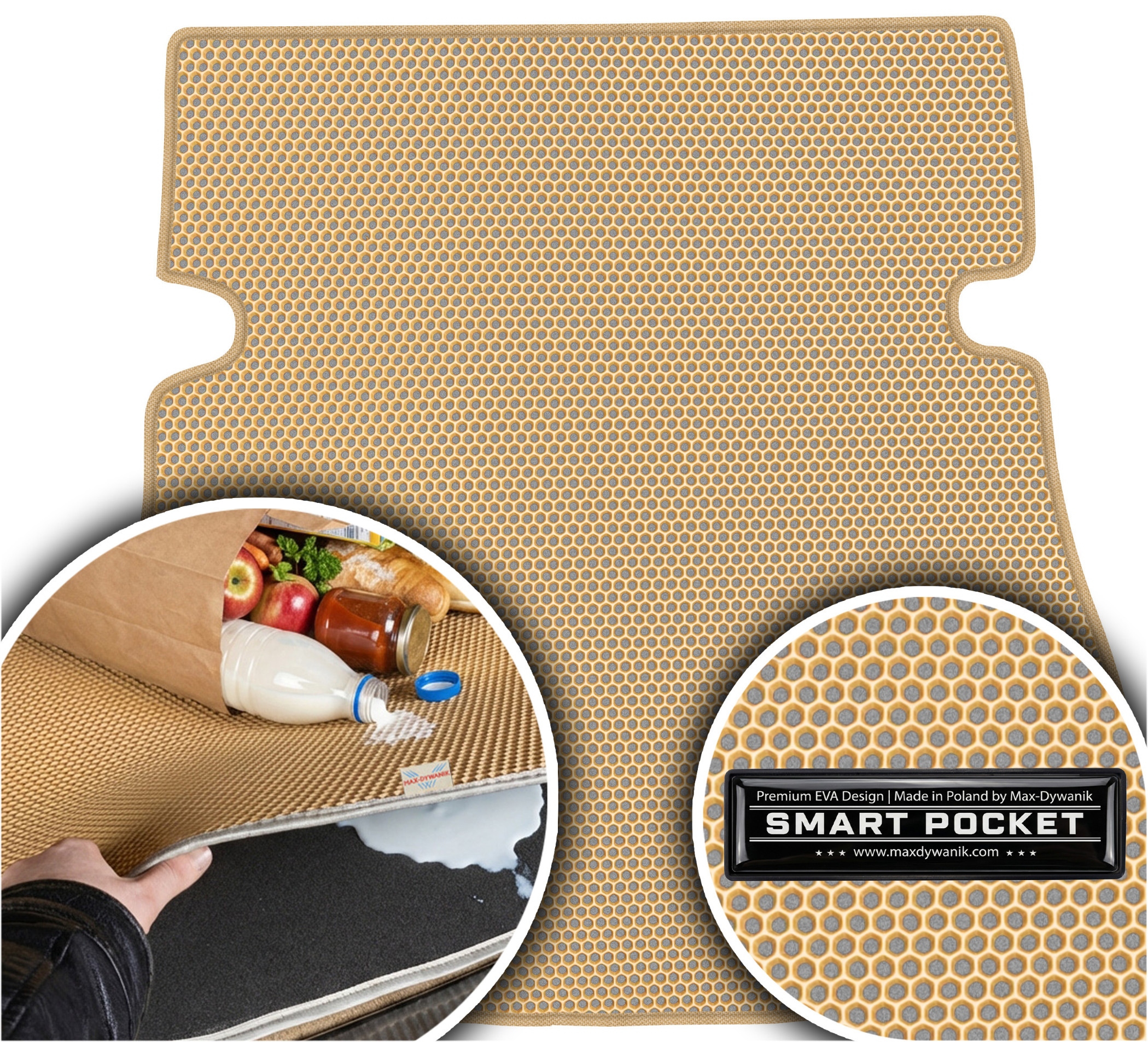 Pajero II Long 7os 1991-2000 Vložka do kufru Eva Smart Pocket Béžová