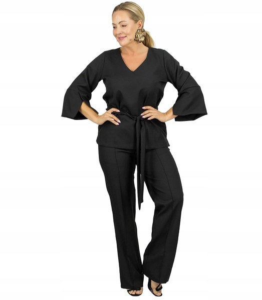 Elegantní dámský set kalhot W Kant halenka 40