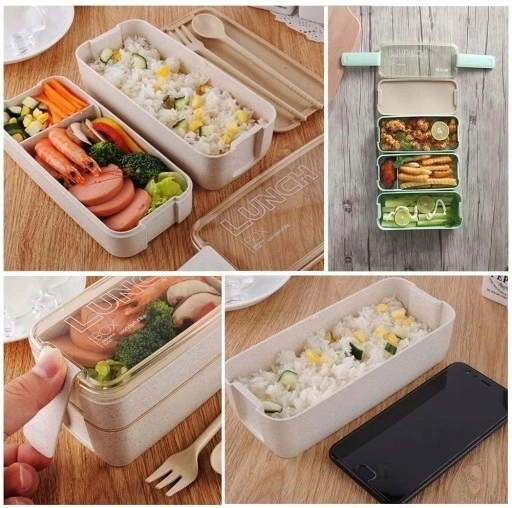 Lunch box greeed 900 ml Kolor odcienie zieleni