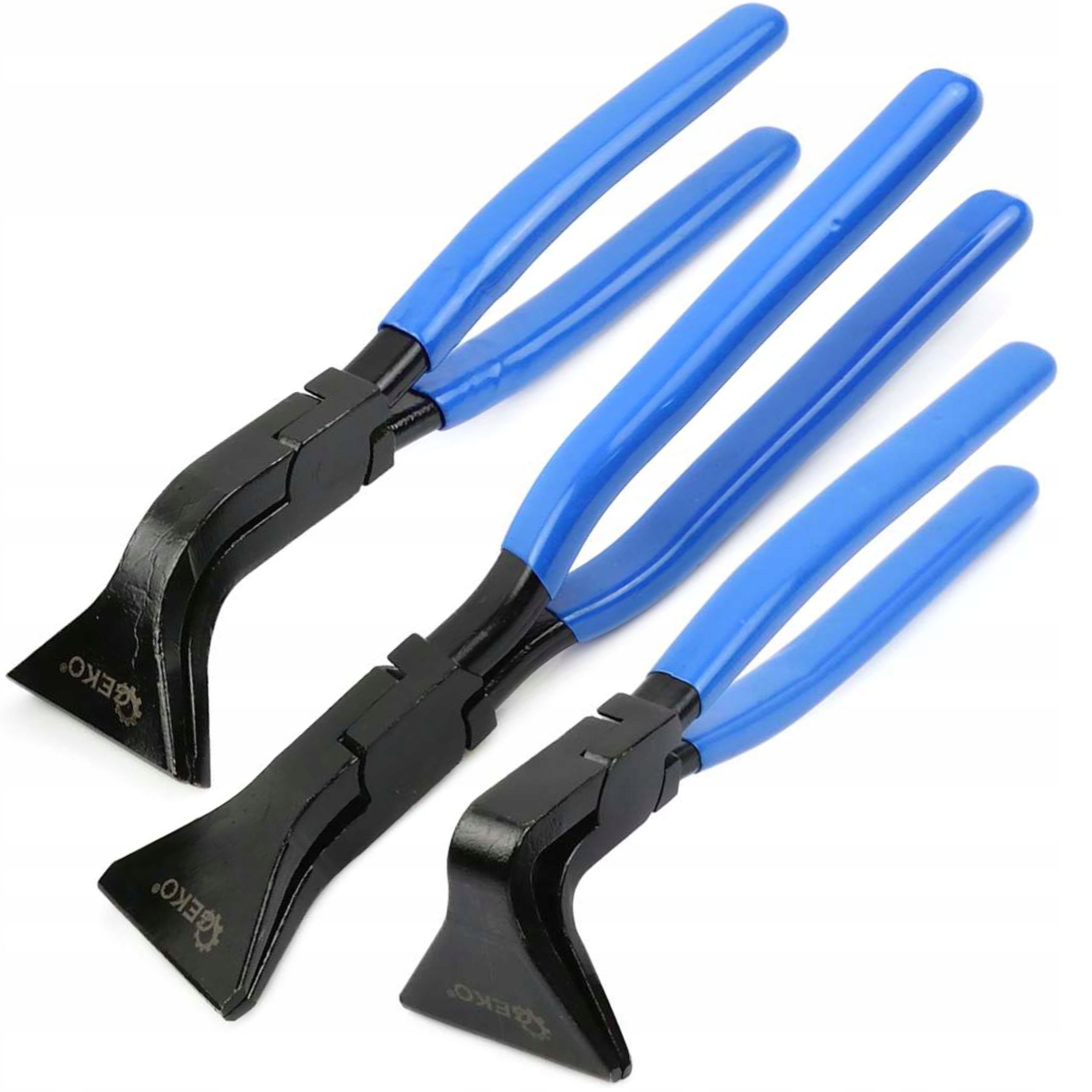 Pokrývačské Kleště Na Ohýbání Plechu 3x Kleště Sada 3 Kusů 180°, 90°, 45°