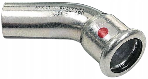 Sanha Nyplový Oblúk 45° Pxpz 76,1 Sanha-therm