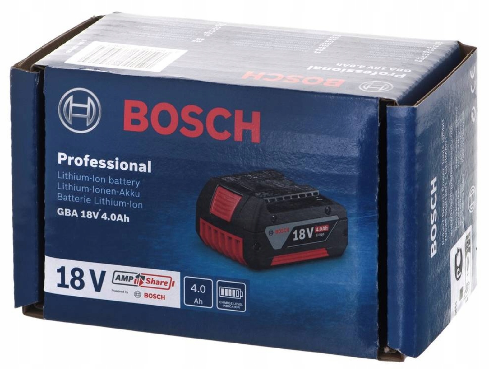 Akumulátor 18V 4,0Ah lithium-iontový Bosch – Továrně Zabalený