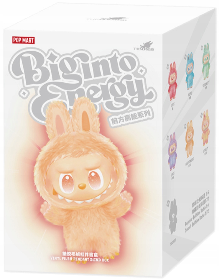 Big Into Energy vinyl plush pendant blind box • Cena, Opinie - Allegro