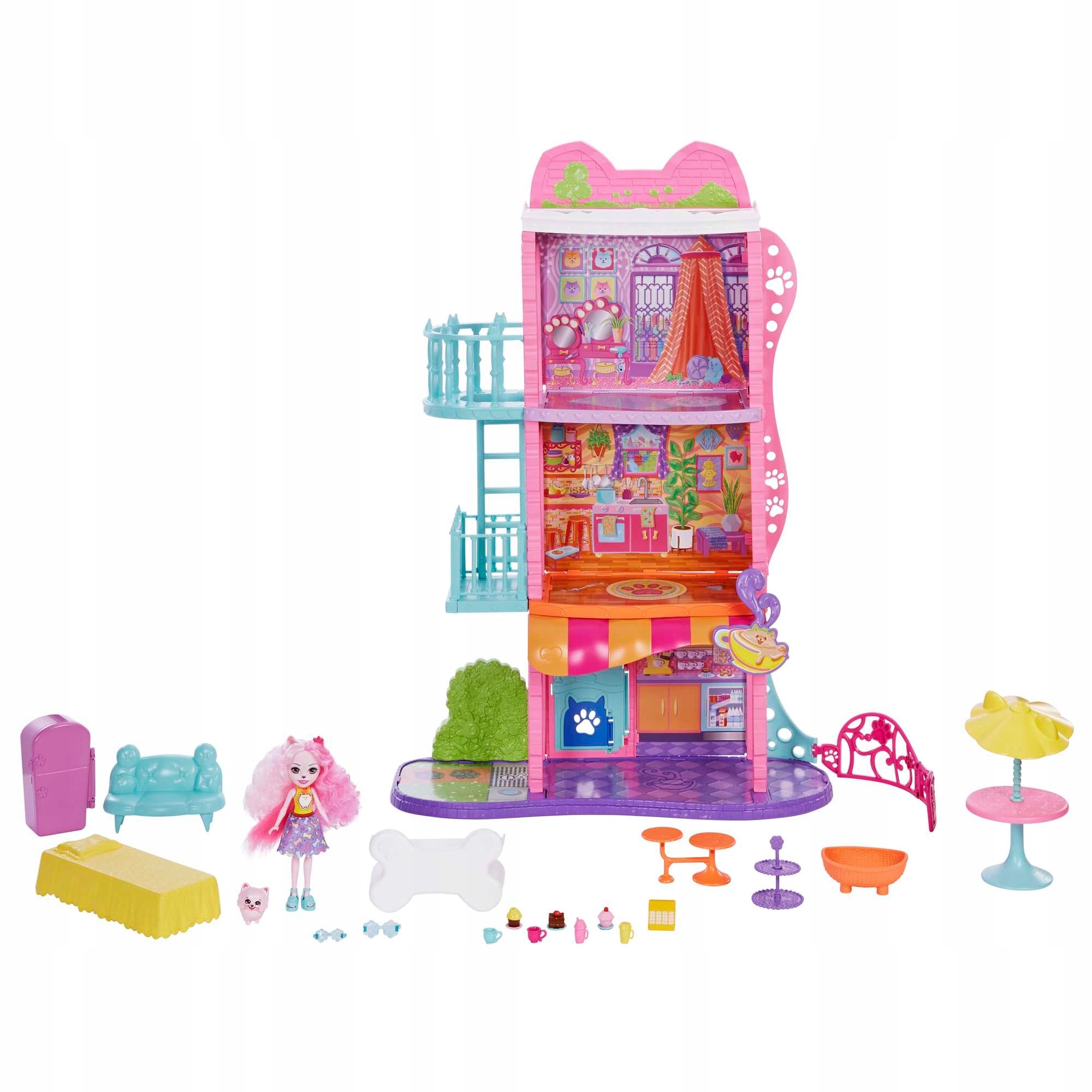 

EnchanTimals Miejski domek z kawiarenką HJH65
