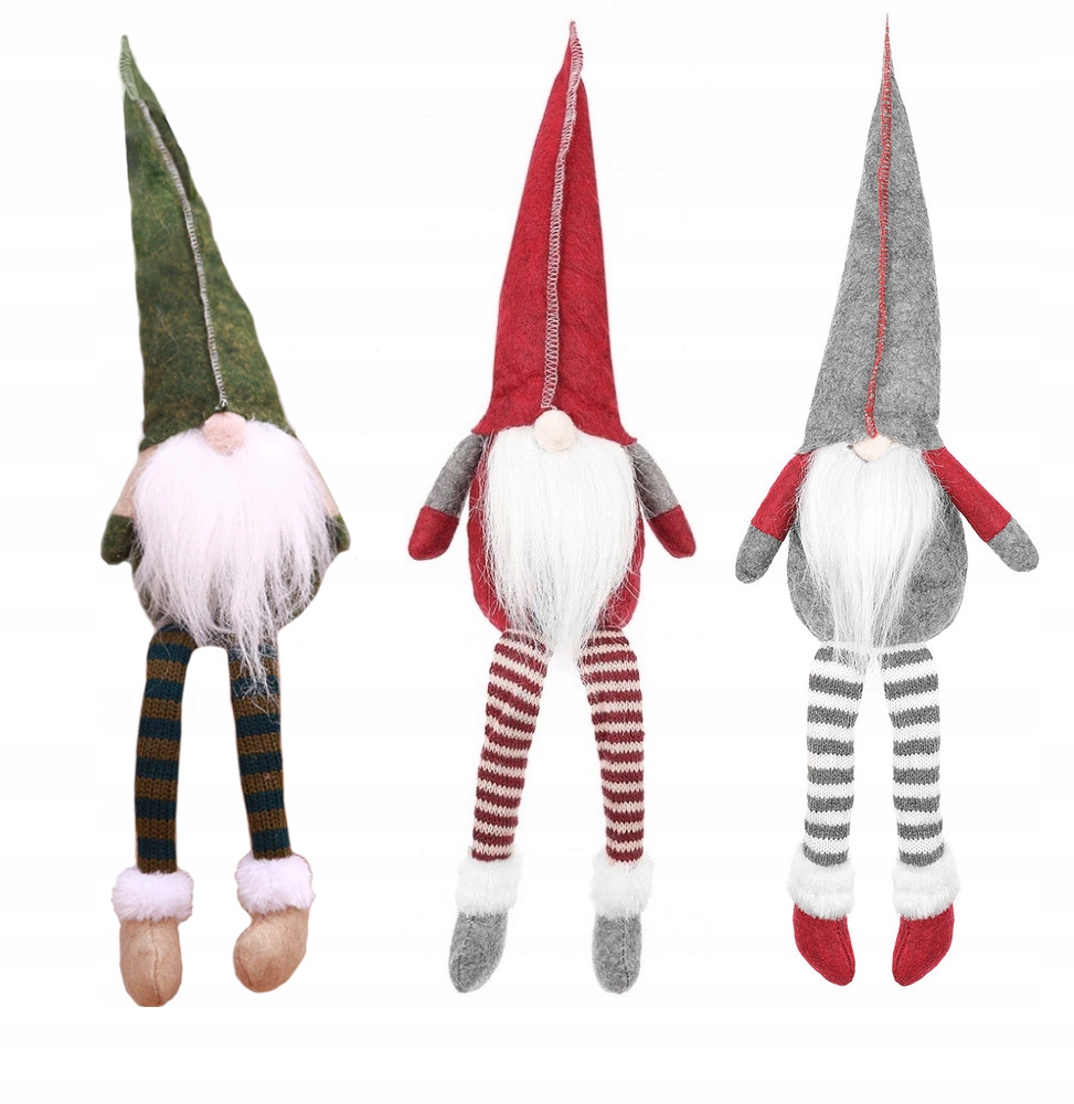 SKRZAT KRASNAL ŚWIĄTECZNY GNOM MIKOŁAJ Z NÓŻKAMI Marka 7&7