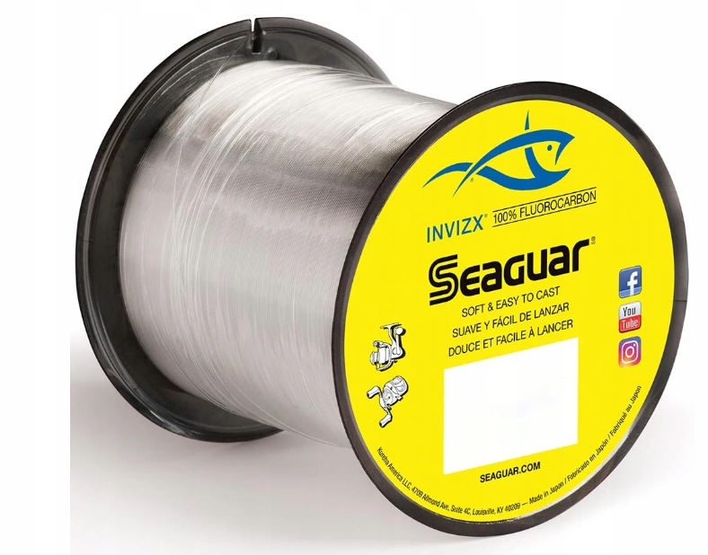 Seaguar Invizx 100% Fluorocarbon 1000 Yd 4 Lb Vlasec