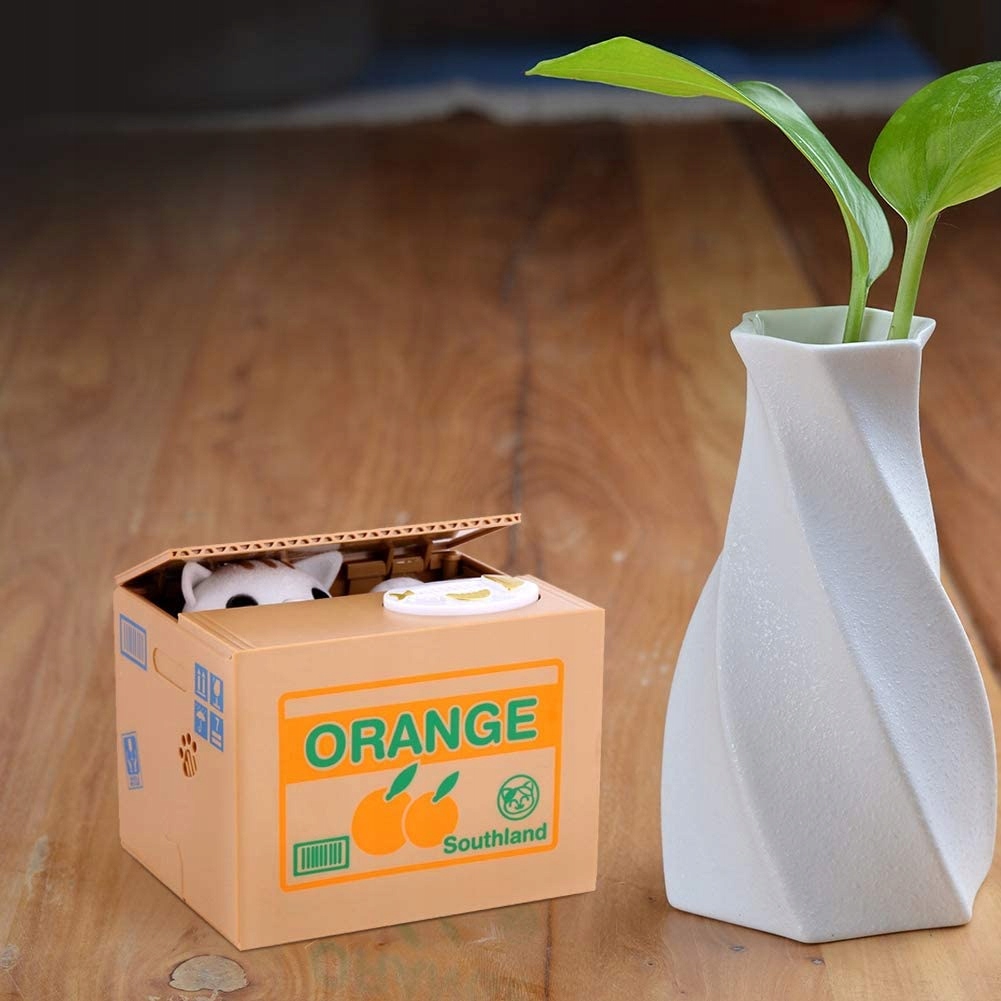 SKARBONKA KOTEK KOT INTERAKTYWNA AUTOMAT MIAUCZY ZŁODZIEJASZEK ZABAWKA Kolor wielokolorowy