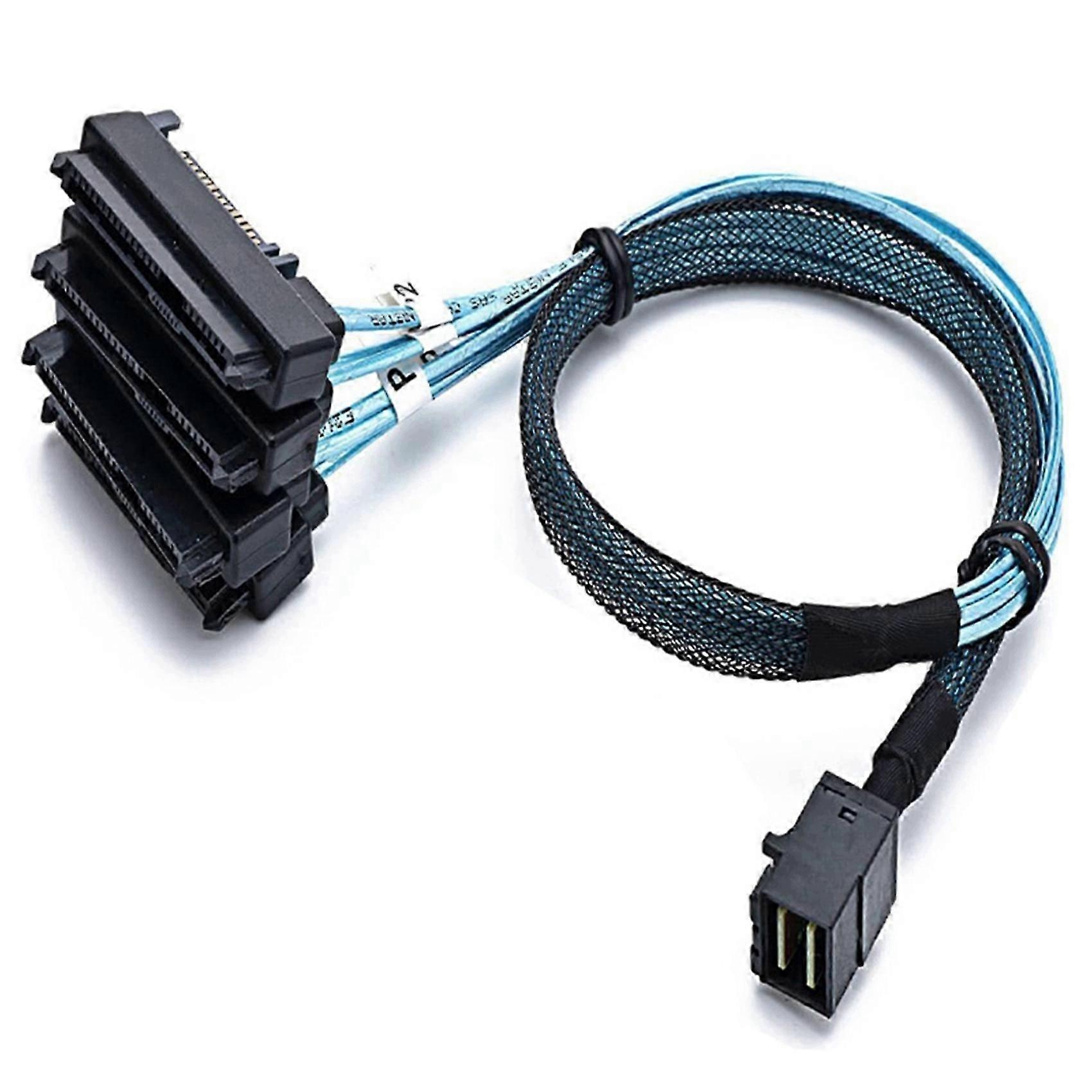 Rozdělovač Mini Sas Hd SFF-8643 pro 4x Sas/sata SFF-8482 1M