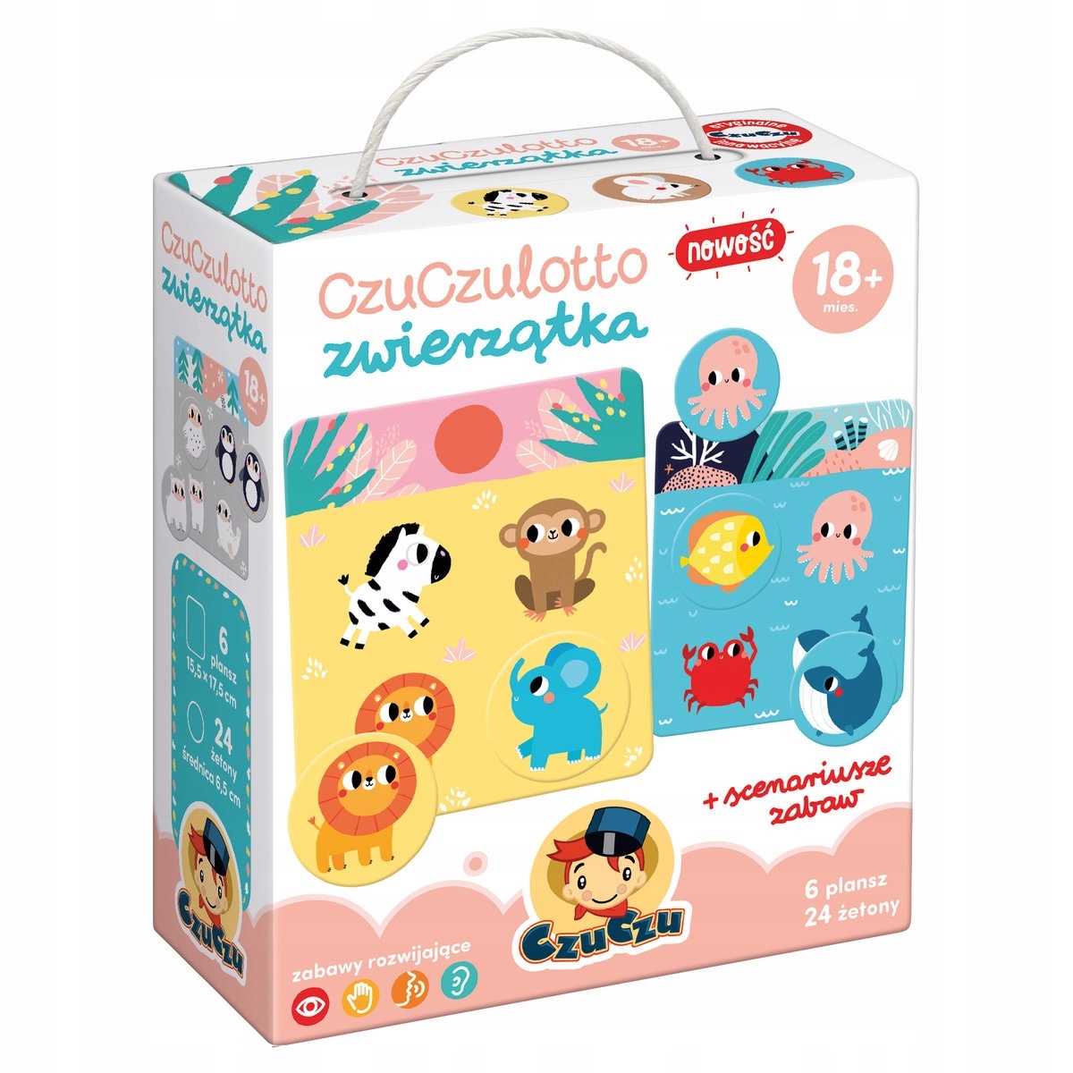 

CzuCzulotto Zwierzątka Gra edukacyjn Czu Czu 18mc+