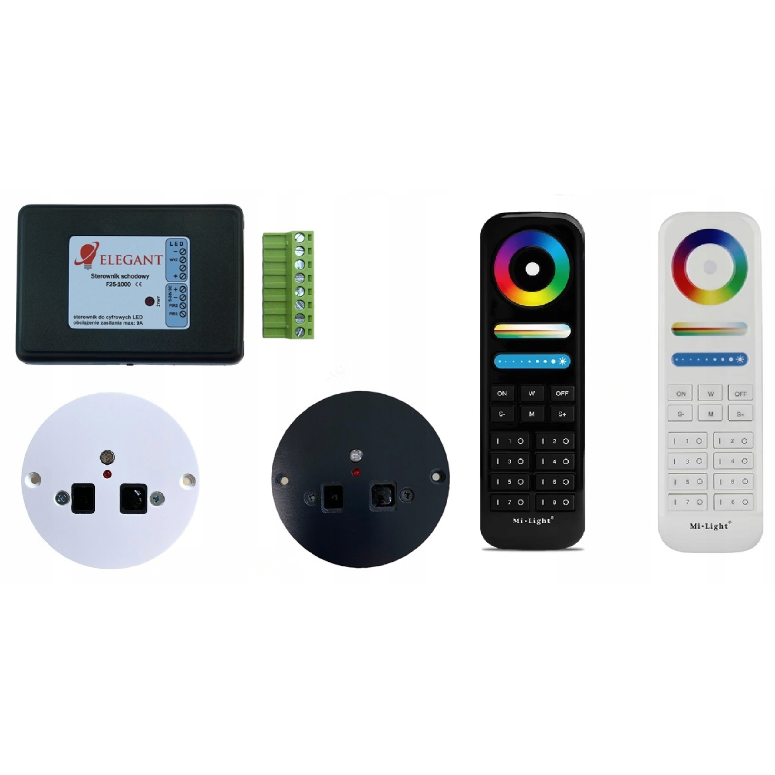 Schodišťový ovladač WS2811 Led F25 2x Snímač pohybu a soumraku