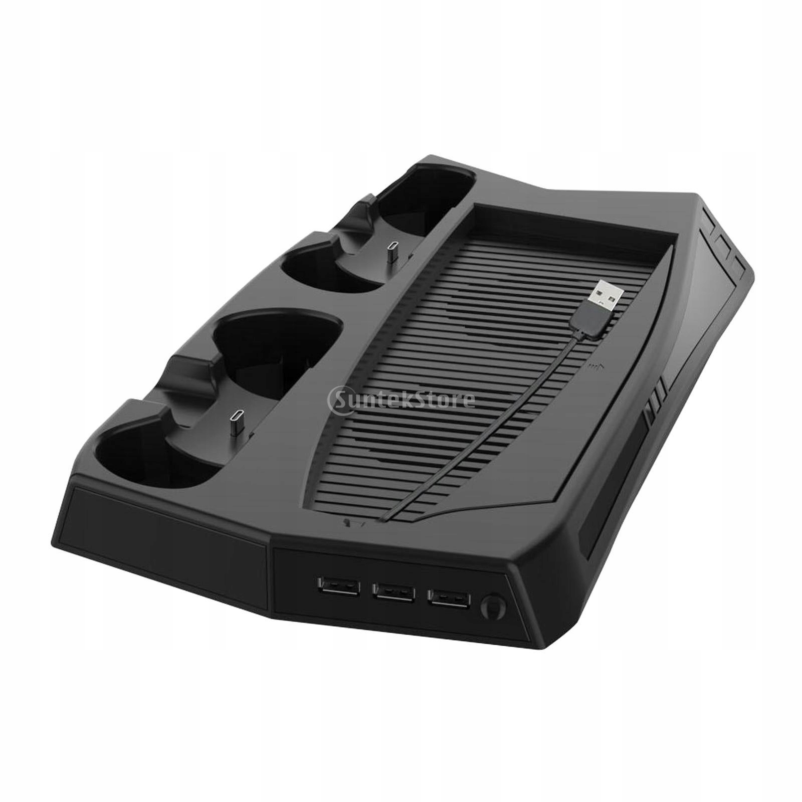 Adapter pionowy z ładowarką dla 2 kontrolerów i wentylatorem do PS5