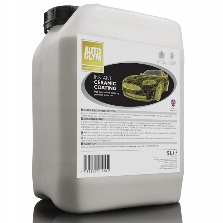 Autoglym Instant Ceramic Coating 5L rýchla keramická ochrana v spr
