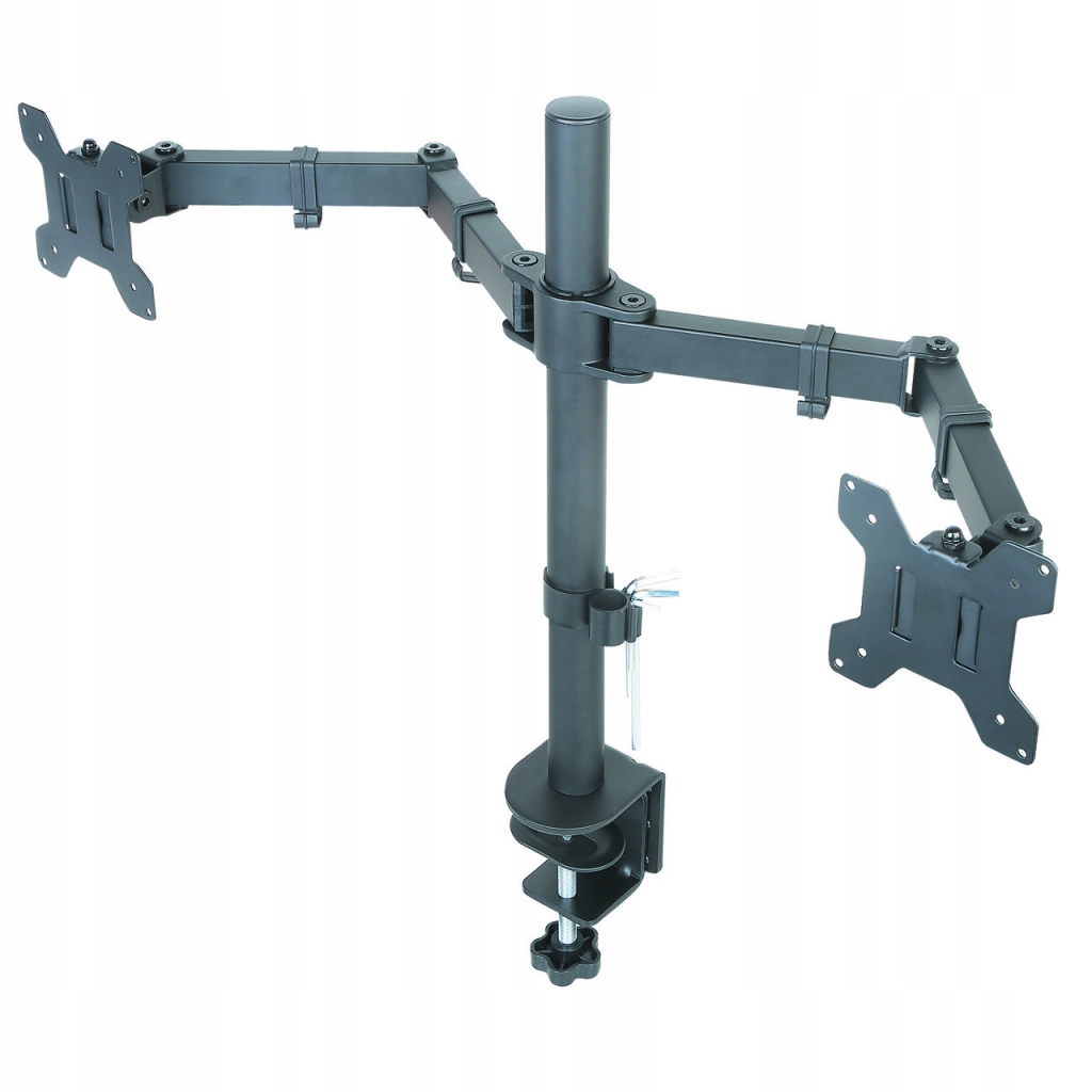 Art Uchwyt Biurkowy 2 Monitory 13-27" L-02N