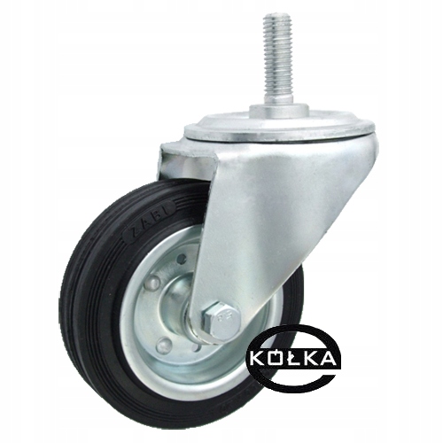 KOŁO SKRĘTNE fi.100mm Z TRZPIENIEM, NOŚNOŚĆ 70KG