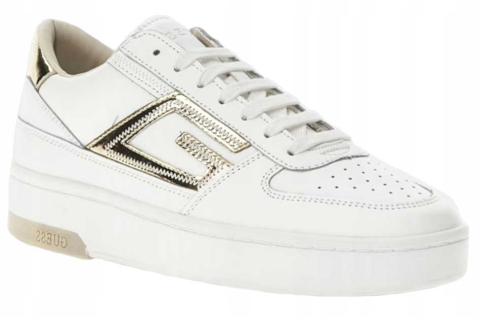 Dámské Sportovní Tenisky Bílé Kožené Stylové Guess 38