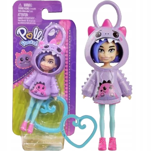 MATTEL POLLY POCKET ZAWIESZKA DINOZAUR