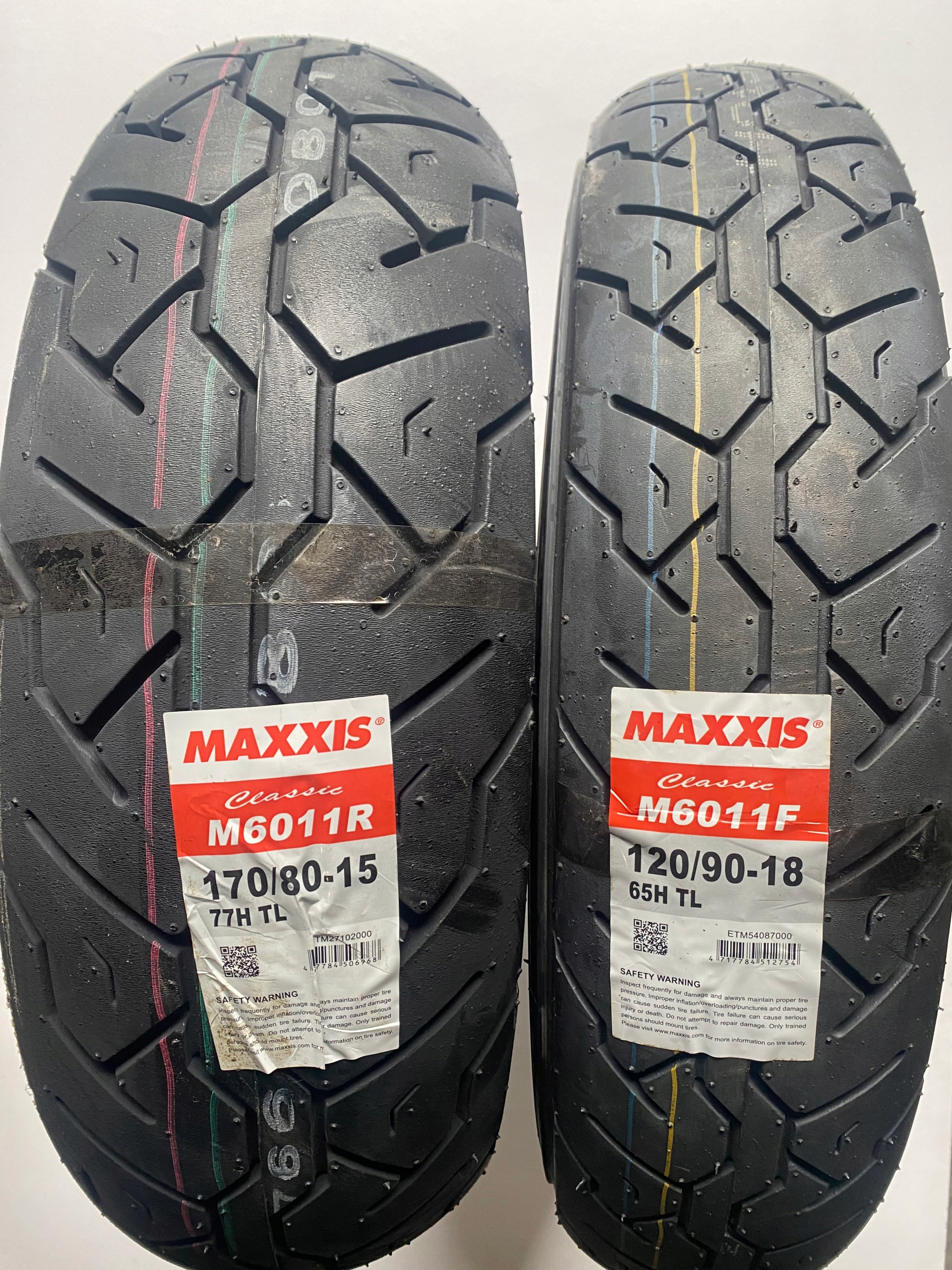 ШИНЫ MAXXIS 170/80/15 120/90/18