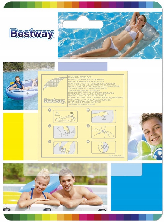 

Bestway Zestaw Łatek Naprawczych Do Basenu 10szt
