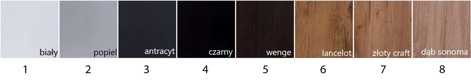 Stół kuchenny Edwin 120x68x32 Dąb Sonoma n.biała Kolor mebla biały