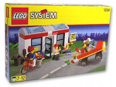 nowy Lego System Town city stacja 1254 Shell Select Shop unikat Misb 1999