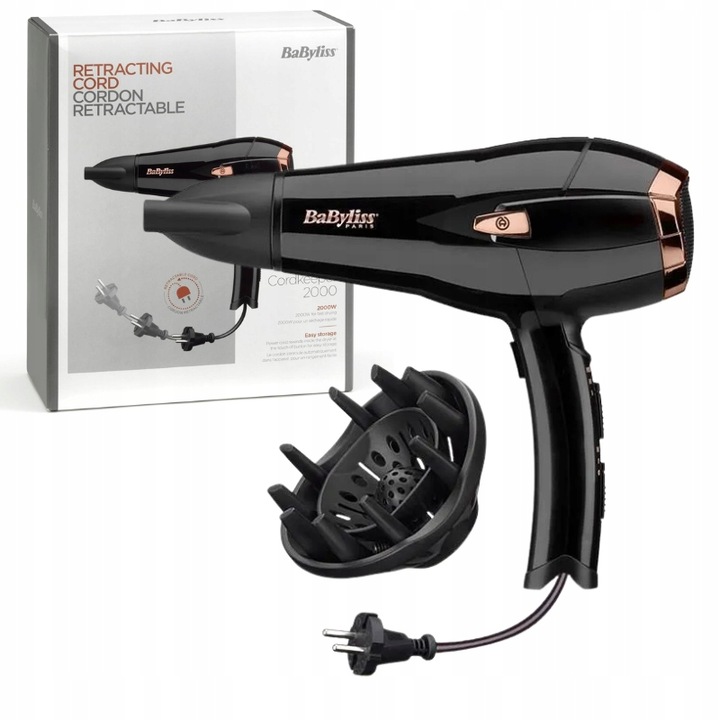 Suszarka do włosów BaByliss Cordkeeper D373E