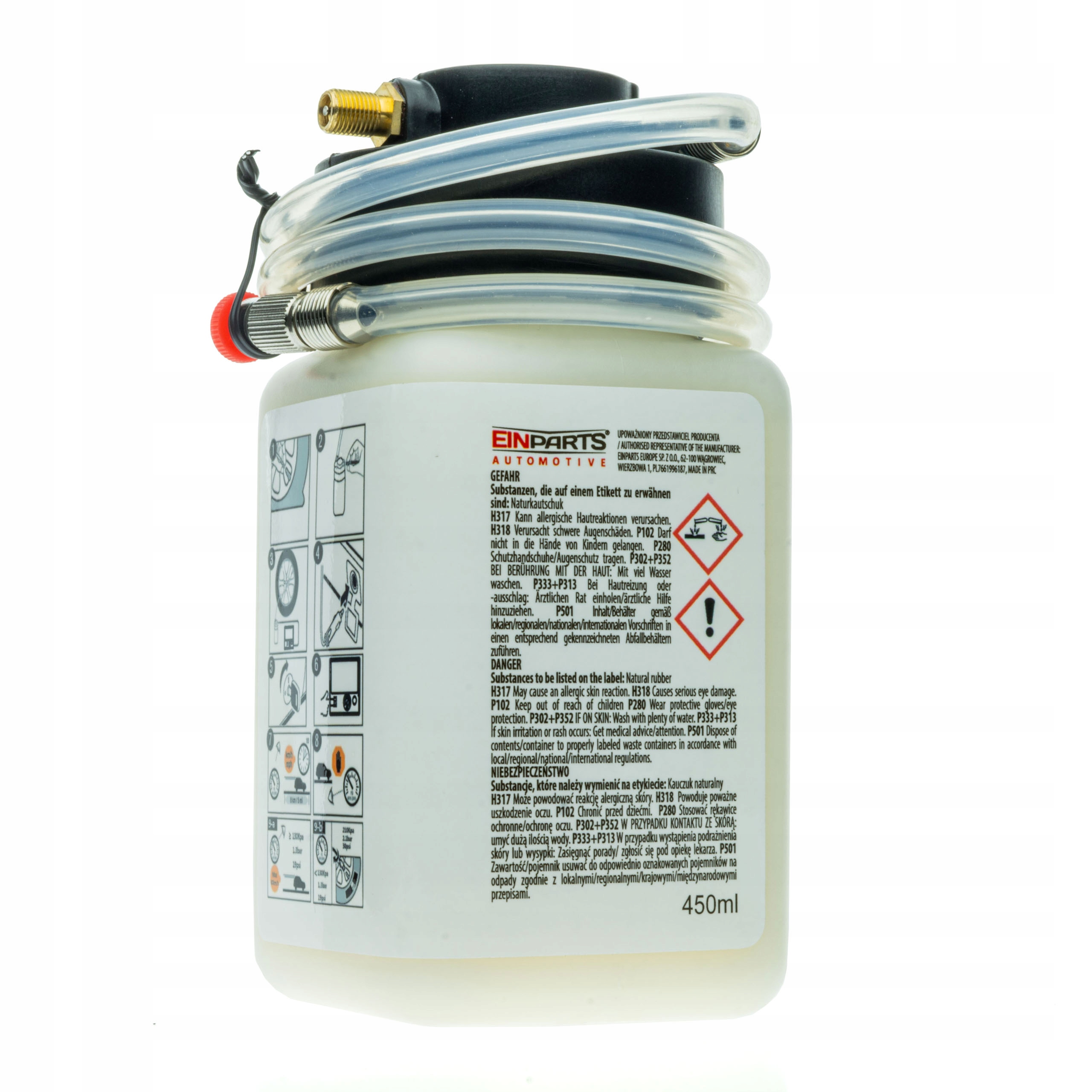 Uszczelniacz Do Opon preparat do opon bezdętkowych 450ml Einparts