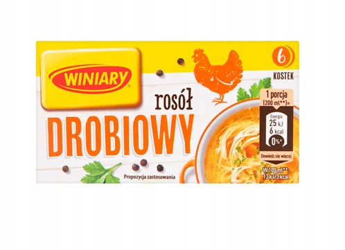 Levně Winiary Drůbeží vývar (6 kostek) 20 x 60 g