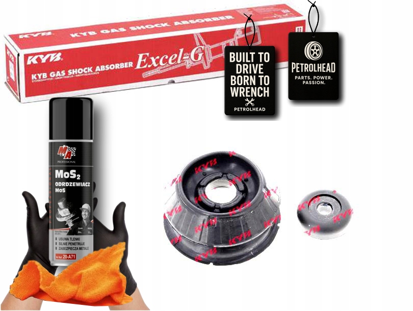 Polštář Tlumiče Přední L/p Toyota Yaris 1.0-1.5H #Petrolhead Pro+ Kit1