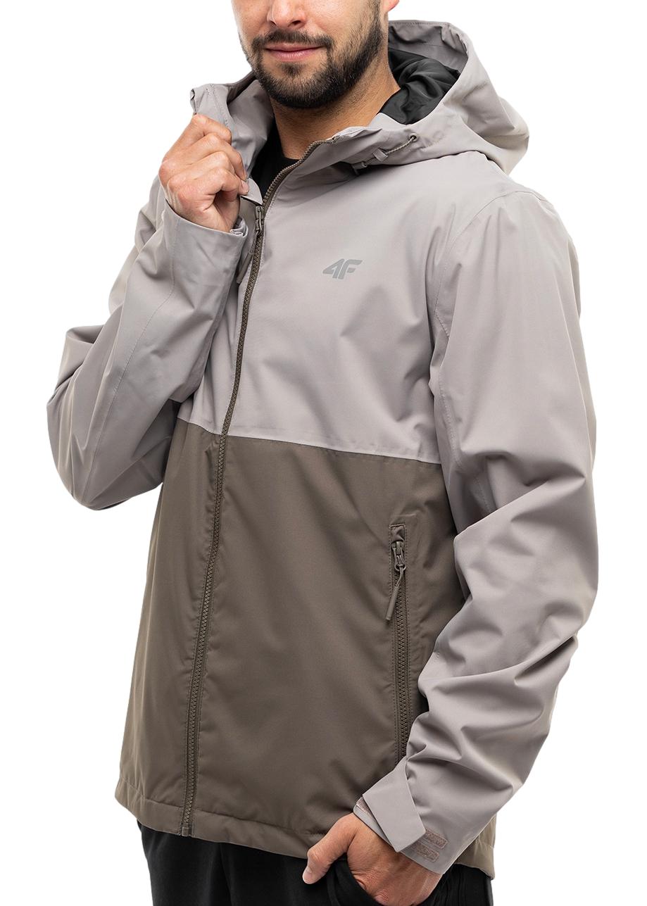 4F pánská bunda s kapucí sportovní, technická větrovka vel.XL
