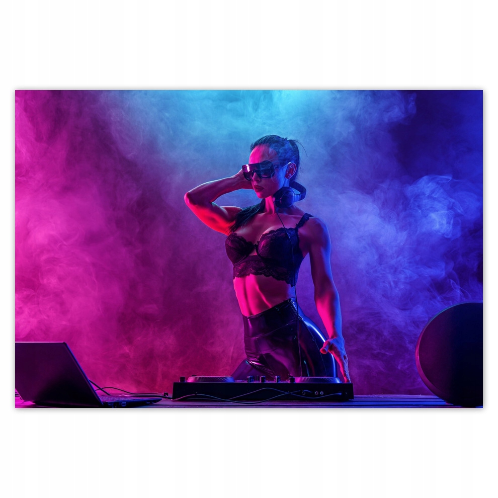 

Fototapety flizelina 104x70 DJka Kobieta Dym