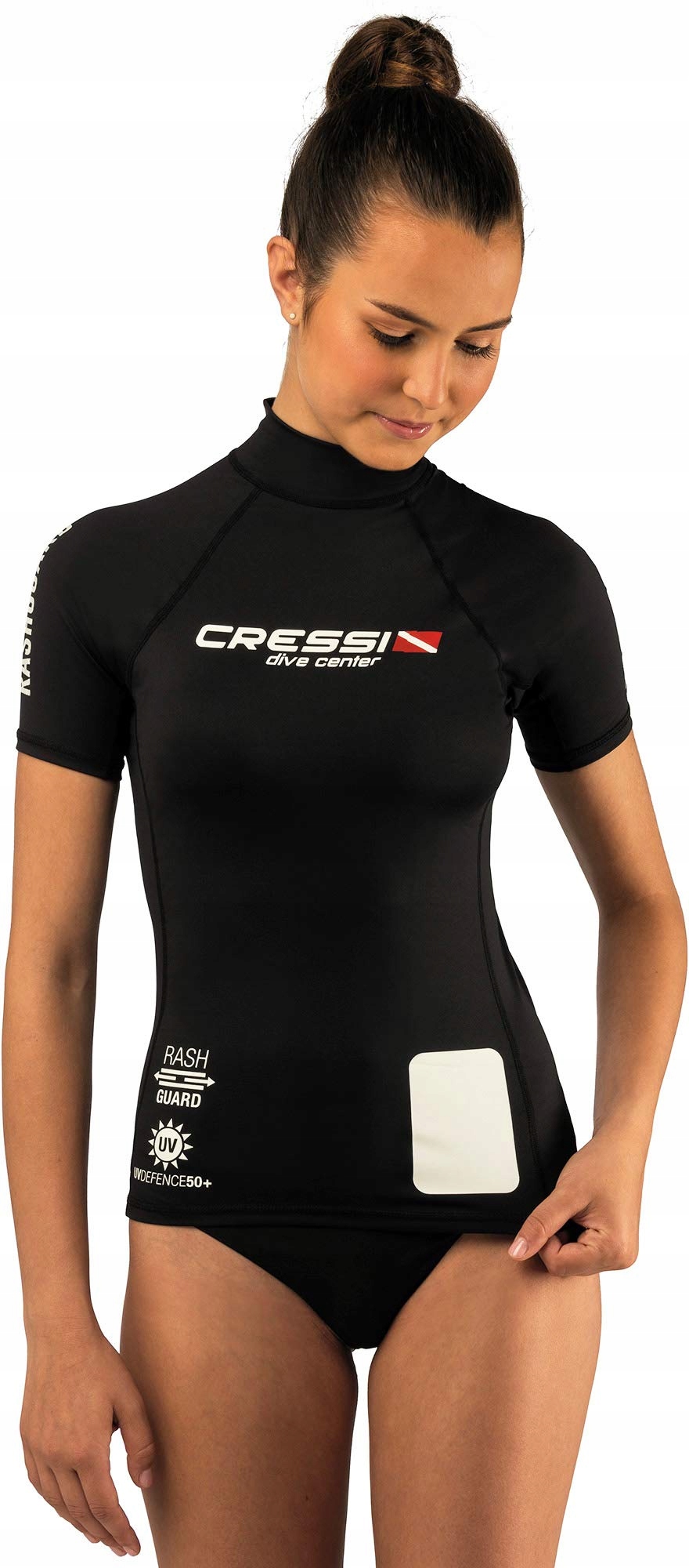 Cressi Damska Rash Guard Lady Black Dive Center Materiał inny
