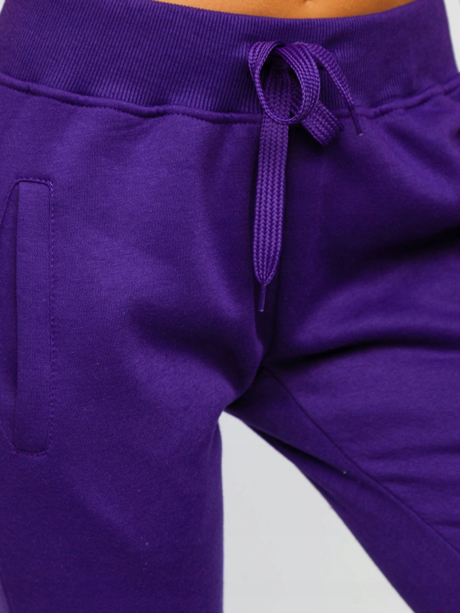 Женские тренировочные брюки фиолетовые CK-01 DENLEY_M Main Pattern plain