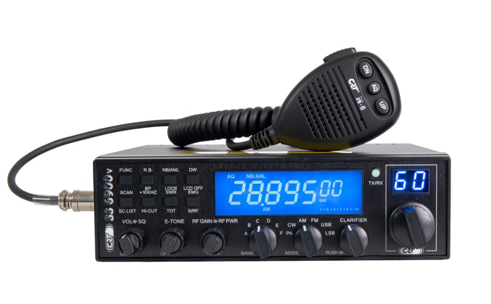 Crt 6900 V V8 Nrc Cb Radio 10m Am/fm/ssb 40W
