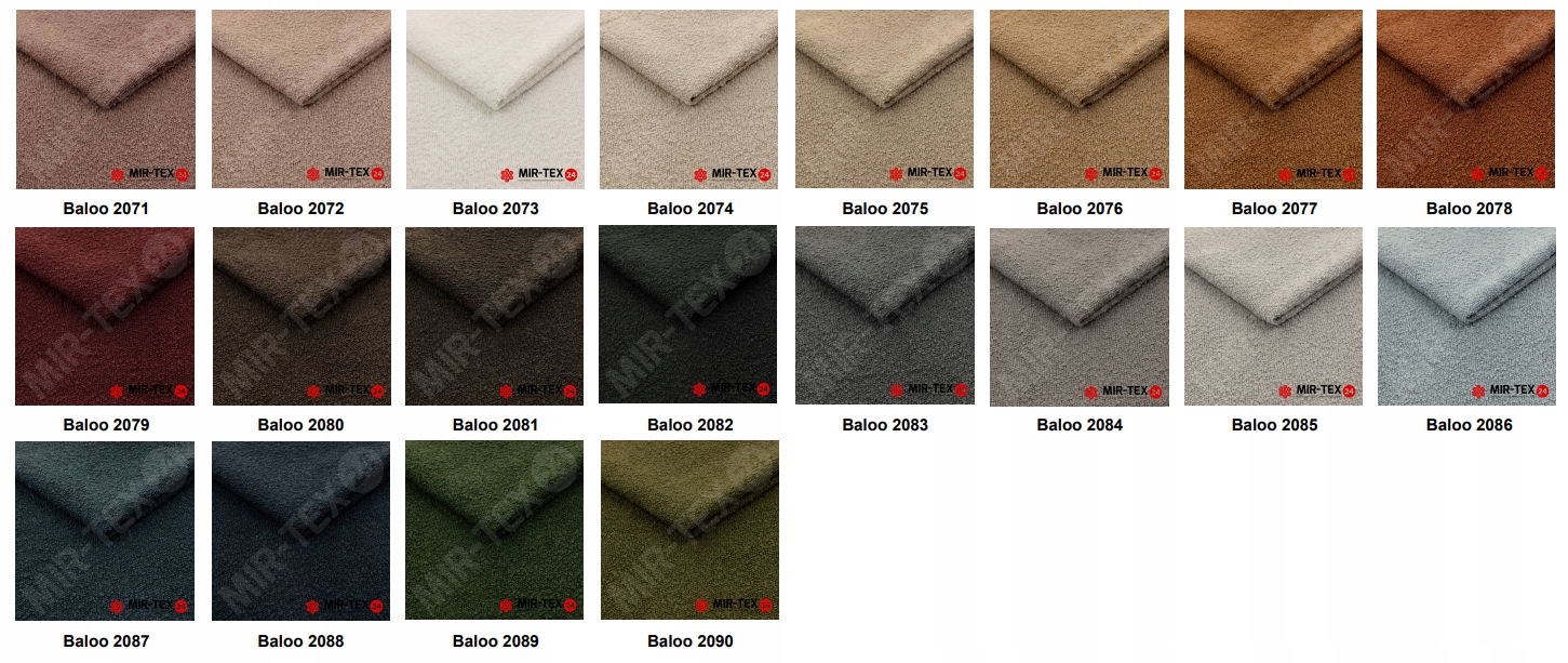 Příplatek za nábytek látka Baloo