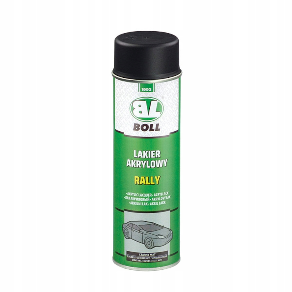 

Spray Boll Akrylowy Czarny Matowy 500ml
