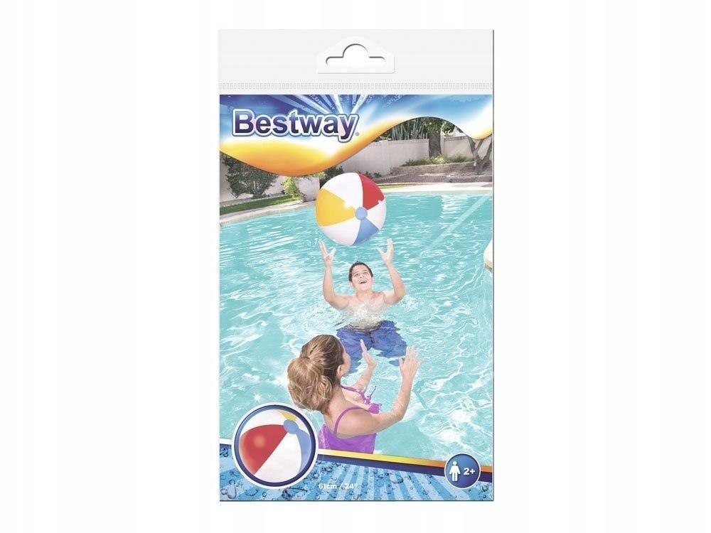 DMUCHANA PIŁKA PLAŻOWA 61cm BESTWAY 31022 Marka Bestway
