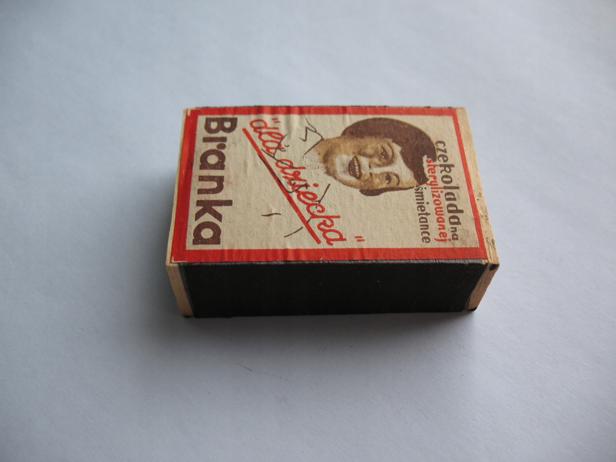 LWÓW FABRYKA CZEKOLADY BRANKA POLSKI MONOPOL ZAPAŁACZANY NIEUŻYWANE ZAPAŁKI